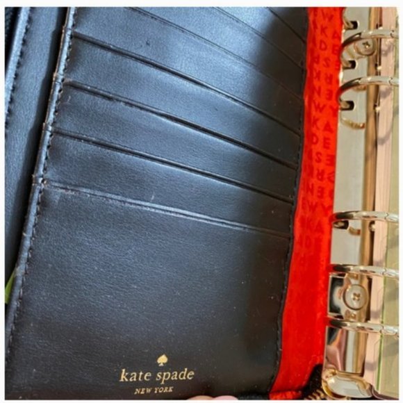 Kate Spade Black and White Polka Dot Planner - Picture 7 of 9